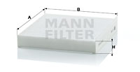 снимка 1 на Филтър купе (поленов филтър) MANN-FILTER CU 2232