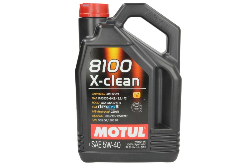снимка на Двигателно масло MOTUL 8100 X-CLEAN 5W40 C3 4L