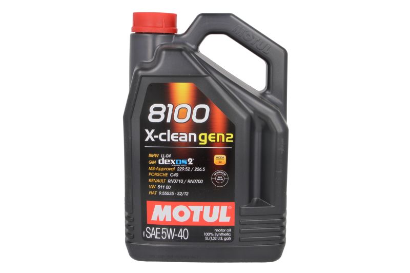 снимка на Двигателно масло MOTUL 8100 X-CLEAN GEN2 5W40 5L