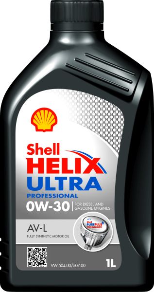 снимка на Двигателно масло SHELL HELIX ULTRA AV-L 0W30 1L