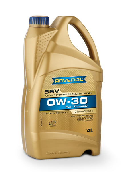 снимка на Двигателно масло RAVENOL RAV SSV SAE 0W30 4L
